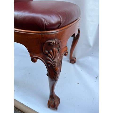 Carved Wood Side Chair For Sale - Image 9 of 11