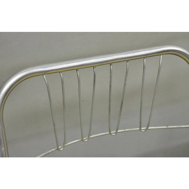 Vintage Mid Century Modern Aluminum Folding Dining Chairs by Airlite - Set of 4 For Sale In Philadelphia - Image 6 of 18
