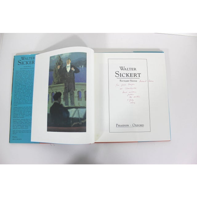 1980s 1988 Walter Sickert Art Book Signed by Author Hardcover Hard Cover For Sale - Image 5 of 10