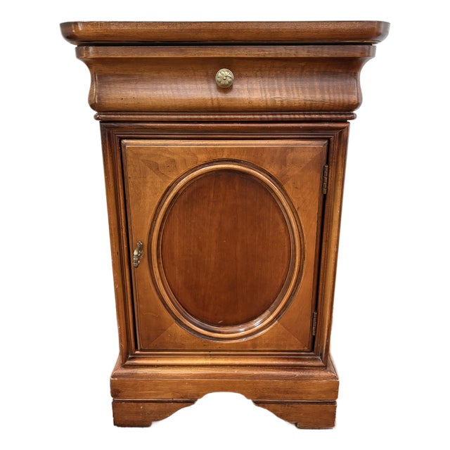 Lexington French Provincial Cherry Nightstand Chez Michelle For Sale