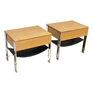 Schoolhouse Electric Nightstands, Pair For Sale