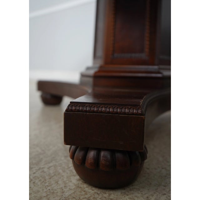 Wood Henredon Natchez Collection Mahogany Dining Room Table For Sale - Image 7 of 12
