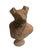 Vintage Anthropomorphic Terracotta Dog Bust For Sale - Image 4 of 6