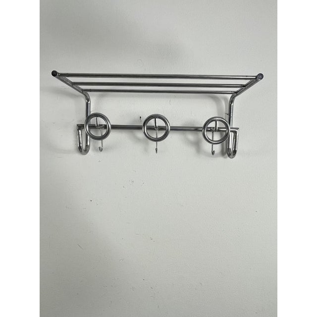 Mid-Century French Steel Coat Hanger, 1950s For Sale - Image 10 of 10