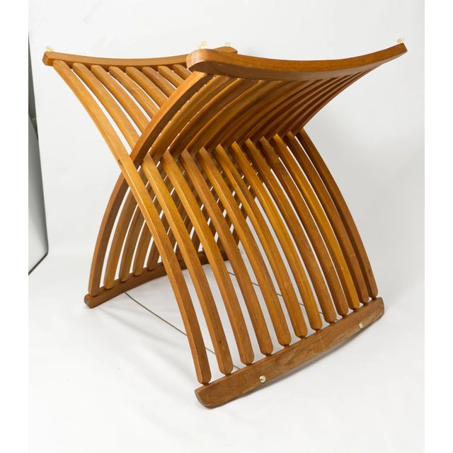 1980s Thomas Lamb Attributed Steamer Teak Table Base | Chairish
