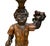 Wood Pair of Mid-19th Century Italian Polychrome & Gilt Figural Pedestal Tables For Sale - Image 7 of 10