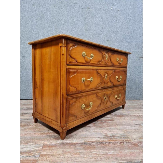 Louis XVI Chest of Drawers in Cherrywood, Late 18th Century For Sale - Image 4 of 7