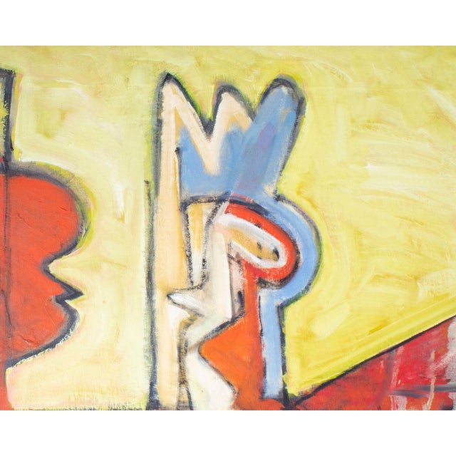 Contemporary Abstract Oil Painting on Canvas by James L. Bruch For Sale - Image 3 of 7