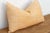 Blockprint Linen Jaipur Lumbar "Sunburst Yellow" Pillow Cover For Sale - Image 4 of 7