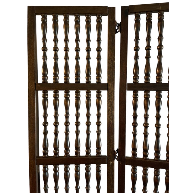 1970s 1970s Solid Wood Spindle Room Divider For Sale - Image 5 of 11