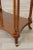 Tan Mid-Century Coffee Table with Eight Turned Columns For Sale - Image 8 of 12