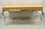 Century Furniture Modern Chrome and Zebra Wood Metal Base Desk Table 849-761 For Sale - Image 11 of 12