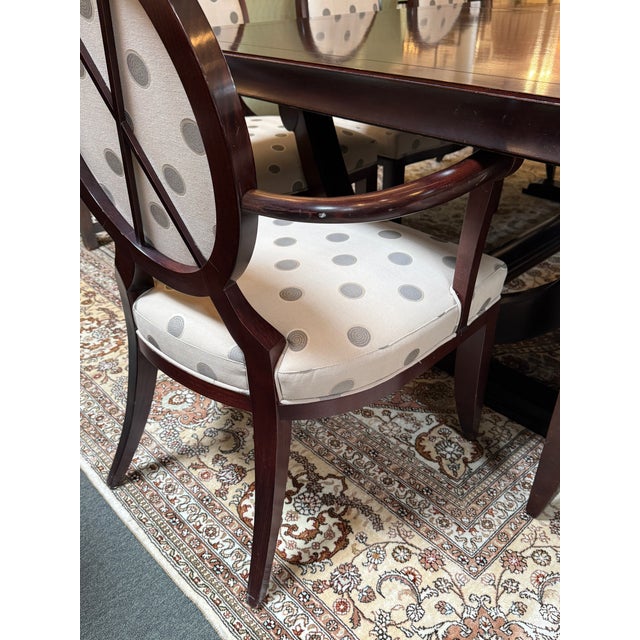 Barbara Barry for Baker Furniture Dining Room Chairs, Set of Eight For Sale - Image 14 of 14