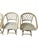 Mid 20th Century Ficks Reed Cream Rattan and Faux Bamboo Dining Set For Sale - Image 10 of 15