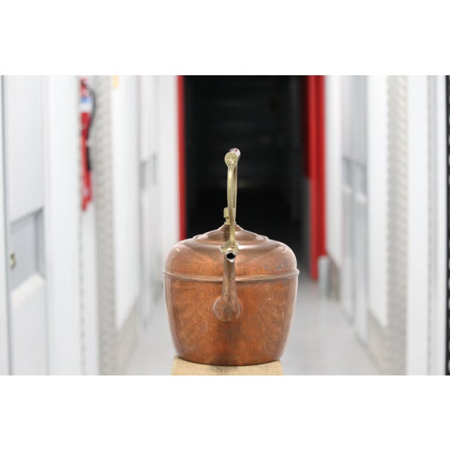 Large Copper Ketle with Brass Handle, France, 1970s For Sale - Image 6 of 16