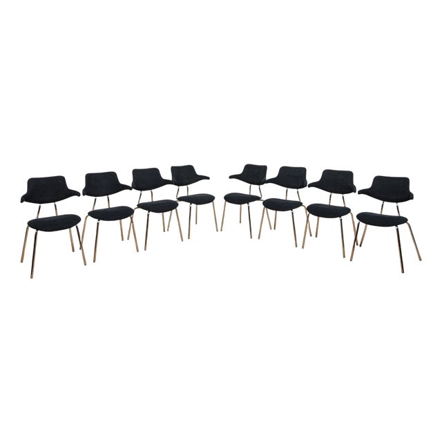 Model Vl118 Dining Chairs by Vermund Larsen for Vermund Larsen A/S, Denmark, 1960s, Set of 8 For Sale