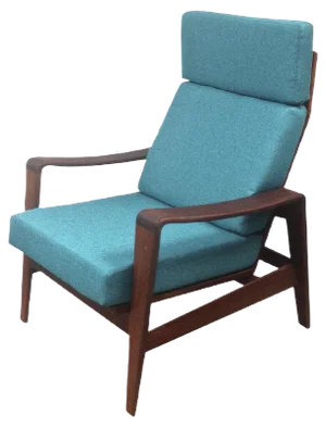 Mid-Century Teak Easy Chair by Arne Wahl Iversen for Komfort