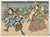 Japanese School, Kabuki Actor Scenes, Two Woodblock Prints in Colors, comprising: Yoshitaki (Japanese, 1841-1899)...