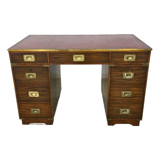 English Colonial Style Desk in Mahogany For Sale