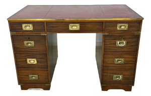 English Colonial Style Desk in Mahogany
