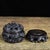 Vintage Chinese Ebony Wood Incense Burner | Carved Ruyi Lingzhi Censer With Stand For Sale - Image 4 of 9