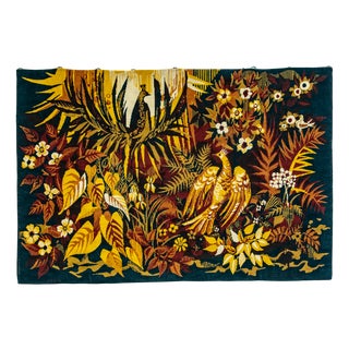 Wool Tapestry by Hervé Lelong, 1970s For Sale