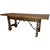 18th Century Baroque Farm Refectory Desk Table With Two Drawers & Stretchers For Sale - Image 13 of 13
