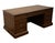 Traditional Late 20th Century Rway Furniture of Sheboygan, Wi Solid Mahogany Traditional Style 73" Executive Office Desk For Sale - Image 3 of 12