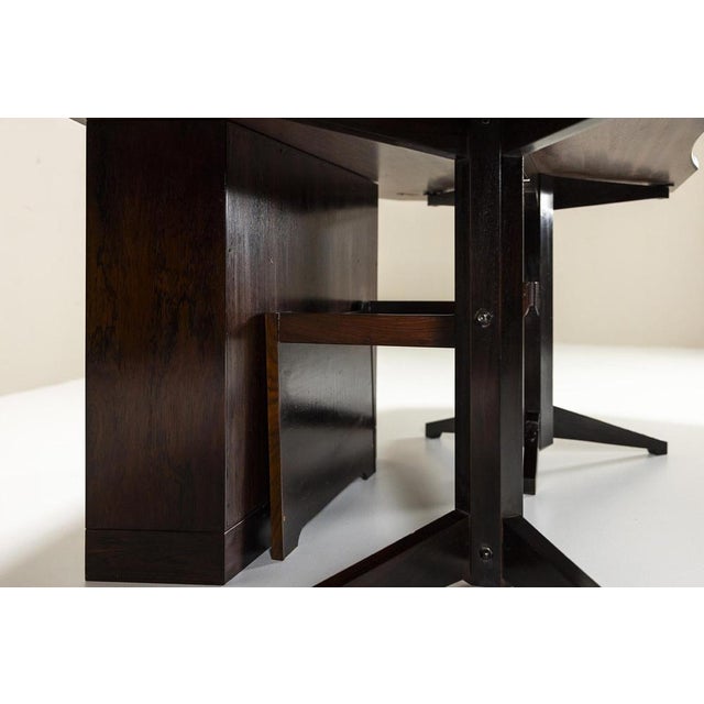 Brown Italian Executive Desk by Franco Albini, 1950s For Sale - Image 8 of 13