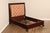 Elegant Henredon queen-size bed crafted in richly figured mahogany with a warm traditional finish. Features a substantial...