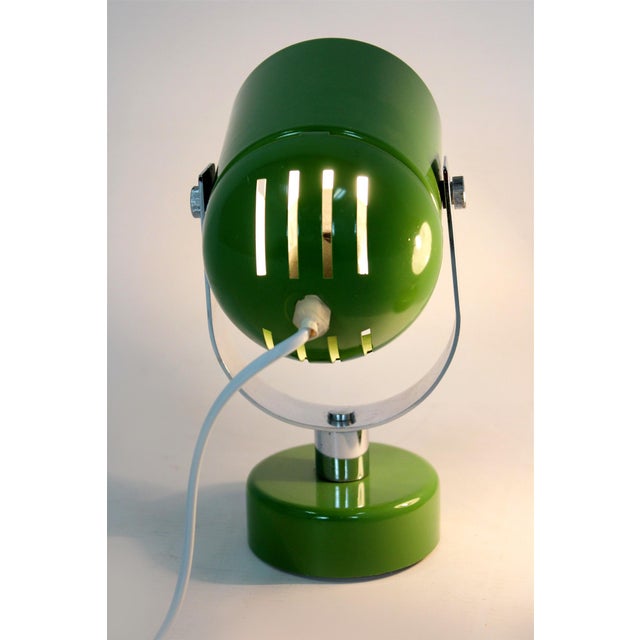 Mid-Century Green Lamps attributed to Stanislav Indra, 1970s, Set of 2 For Sale - Image 11 of 14