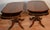 1910s Pair of Antique English Regency Mahogany Banded Walnut Side Tables End Tables For Sale - Image 12 of 18
