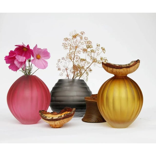 Not Yet Made - Made To Order Amber Poppy Stacking Vessel by Pia Wüstenberg For Sale - Image 5 of 12
