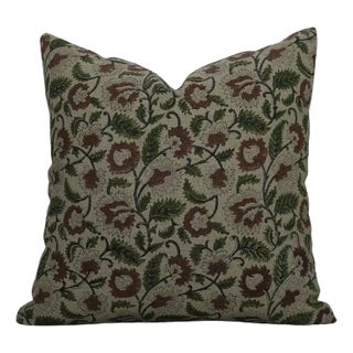 Fabdivine Decorative Block Print Cushion Cover 14x36 Inch Thick Linen Mandakini For Sale