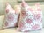 American Scalamandre "Fireworks" in Cupcake Pink Pillows- a Pair For Sale - Image 3 of 3