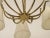 White Vintage Pendant Light in Brass with Silk Shades by Josef Frank, 1955 For Sale - Image 8 of 17