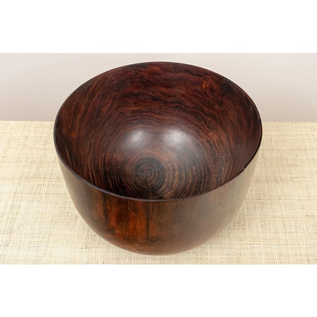 An Artistic and very well crafted Mid Century Bowl in highly figured Walnut. Dating from the 1960’s, the Bowl is highly...