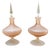 Regency Style Blown Glass Perfume Bottles, 1970s, Set of 2 For Sale