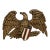 Vintage Patriotic American Bald Eagle Wall Plaque For Sale