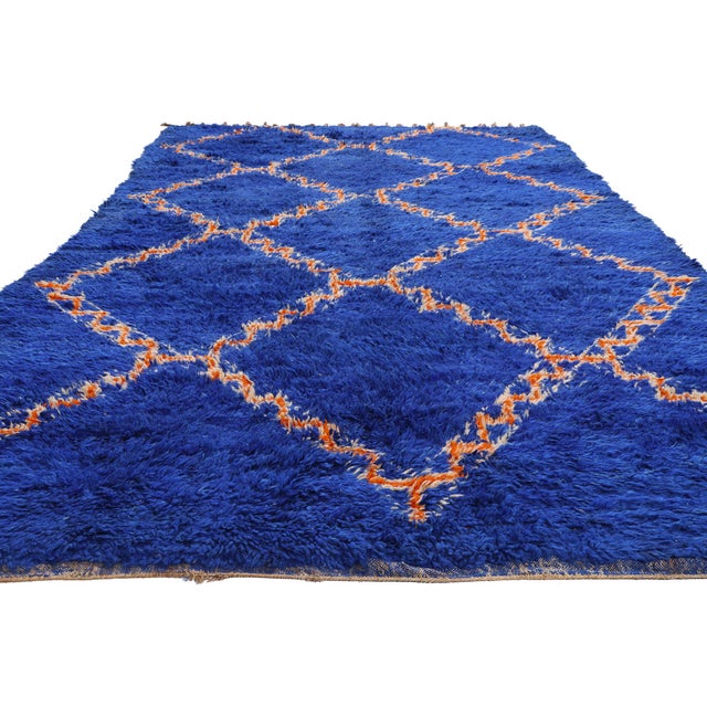 Mid-Century Modern Vintage Beni M'Guild Moroccan Rug, 06'00 X 11'08 For Sale - Image 3 of 10