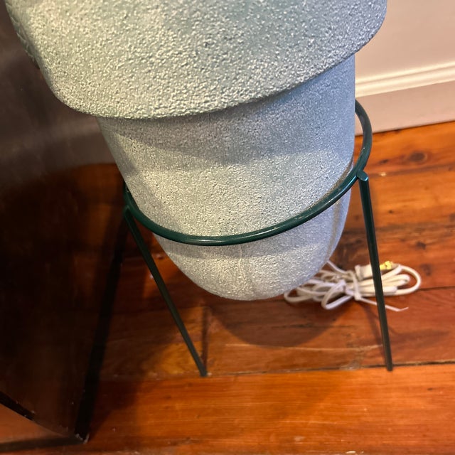 Ceramic Vintage Post Modern Ceramic Serpent Tale Lamp For Sale - Image 7 of 7