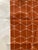 Abstract Ferrick Mason Criss Cross Fabric - Orange- 1.25 Yards For Sale - Image 3 of 5