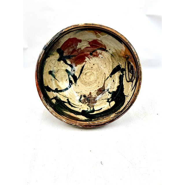 Vintage Grand Bowl by Josette Miquels, 1994 For Sale - Image 9 of 9