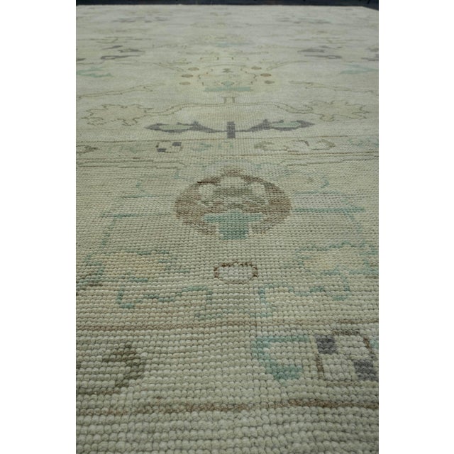 Early 21st Century Oushak Rug 9'5" x 12'5" #17875 For Sale - Image 5 of 8