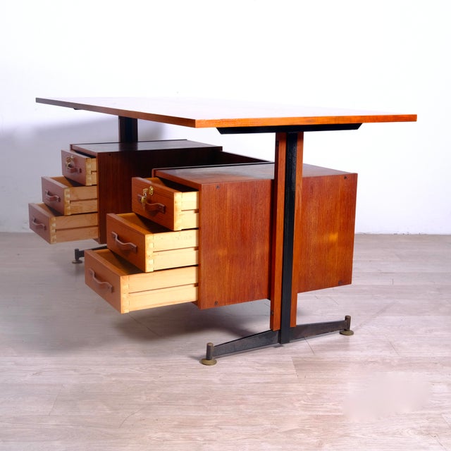 Scandinavian Modern Desk, 1960s For Sale - Image 12 of 18