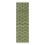Contemporary Block Print Floral Wool Runner by Rug & Kilim, India For Sale