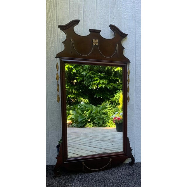 Sideboard Mirror with Exquisite Detail Carvings! This Gorgeous Federal Pier Mirror is as striking as could be in every...