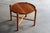 A vintage 1960s Danish tray table with folding base, often attributed to Hans Wegner. Unmarked. In good condition with a...