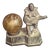 Antique Art Deco Harlequin Table Lamp For Sale