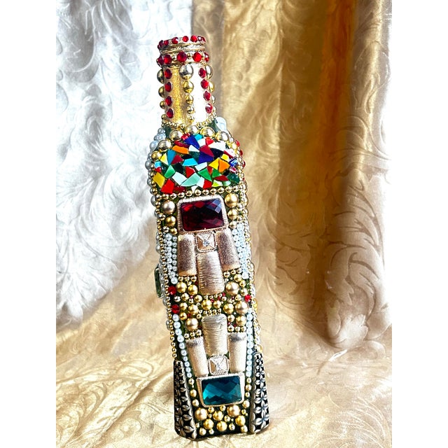 Abstract Tudor Armour—Art Bottle - A Tribute to 16th Century Royal Finery For Sale - Image 3 of 12